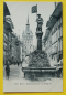 Preview: Ansichtskarte AK Bern / Schützenbrunnen / 1905-1915 / Käfigturm – Straßenansicht – Häuser